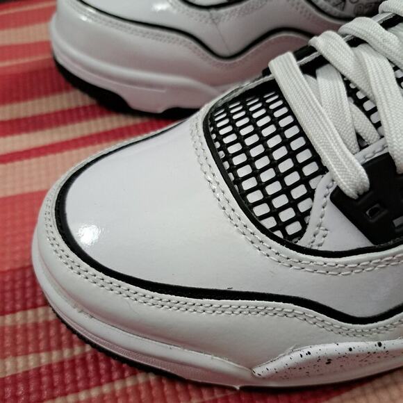 Size 6.5Y - Nike Air Jordan 4 Retro (GS) 'DIY' Youth Shoes DC4101-100 - Picture 9 of 14